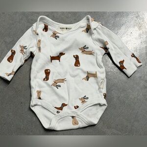 Cute Animal Print Baby Onesie